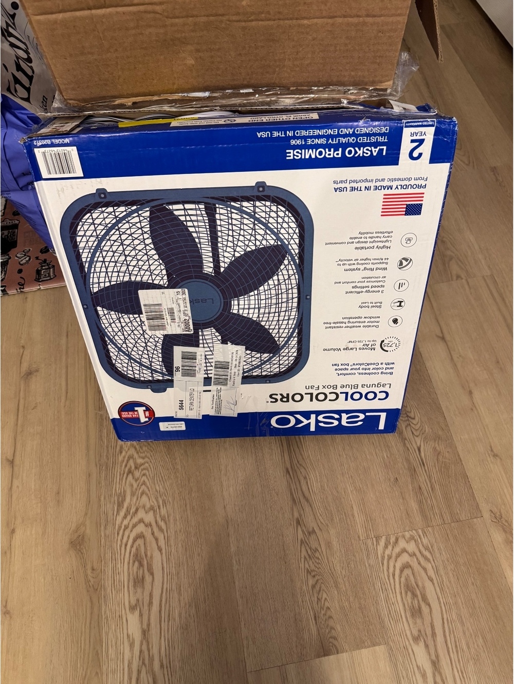 Lasko Cool Colors 20" Box Fan